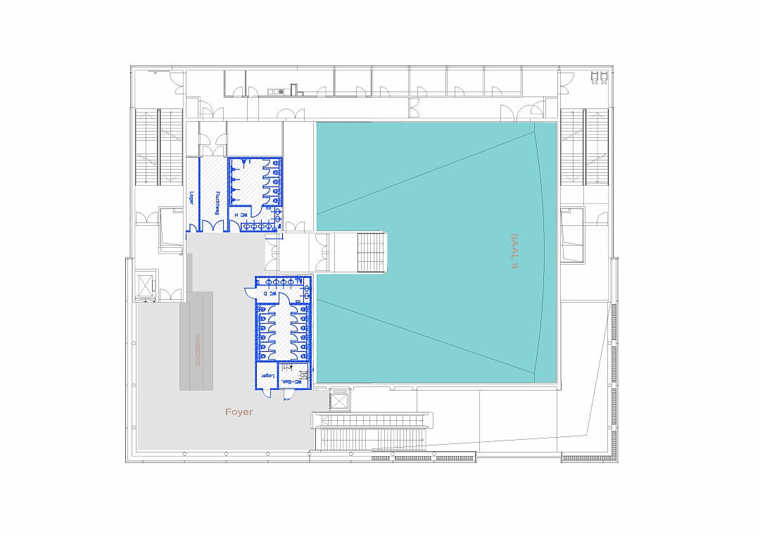 Cinestar Berlin Cubix Grundriss