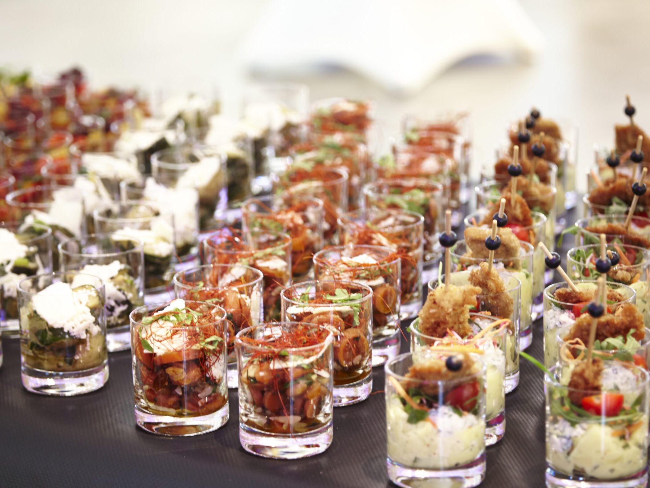 Catering auf der Firmenfeier im Kino