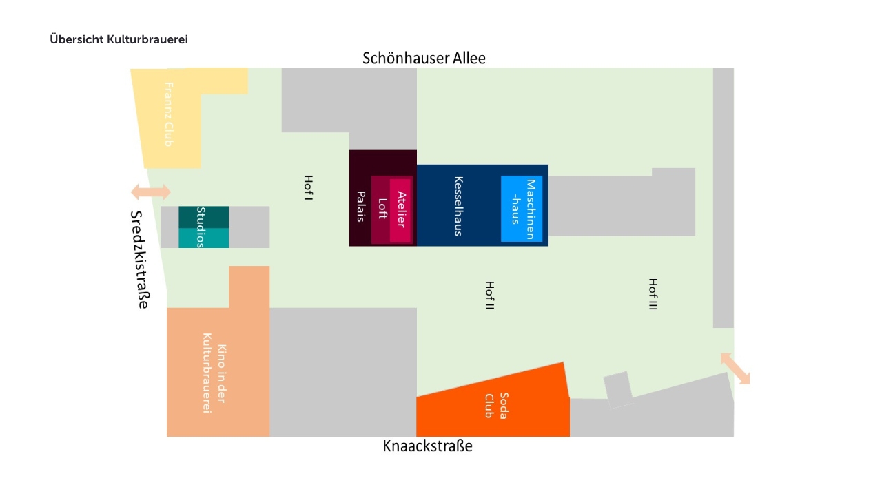 Lageplan Kulturbrauerei