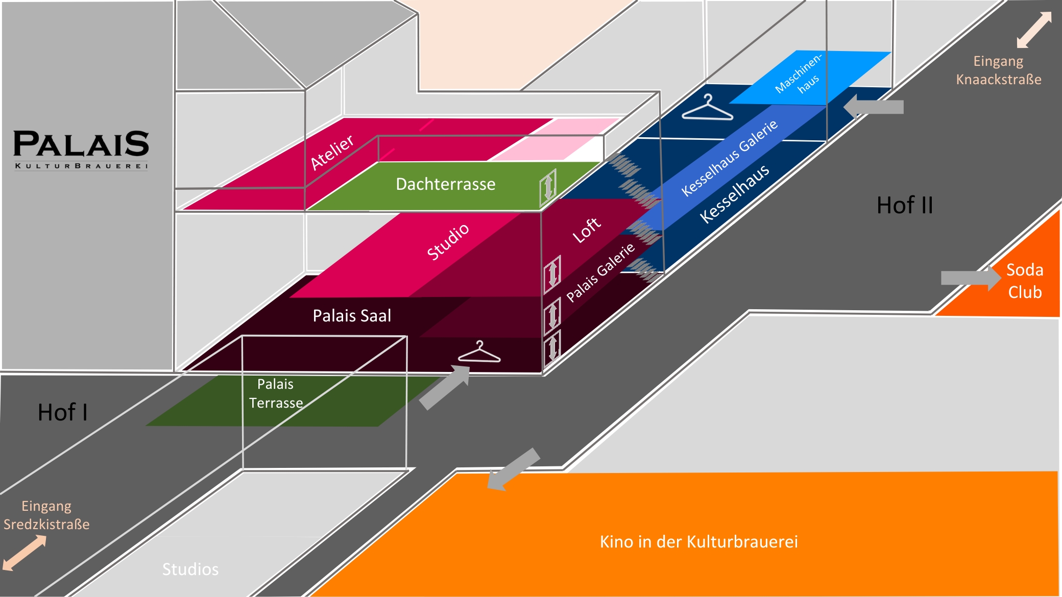 Kulturbrauerei Location Plan- Red Carpet Event