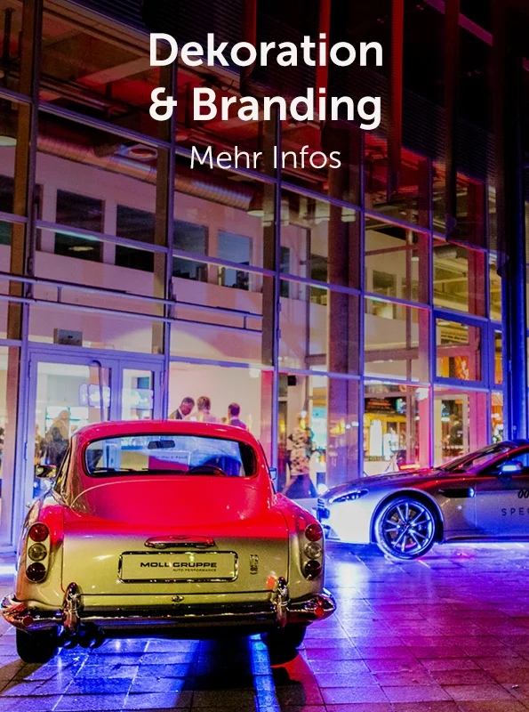dekoration und branding für event planen- red carpet event