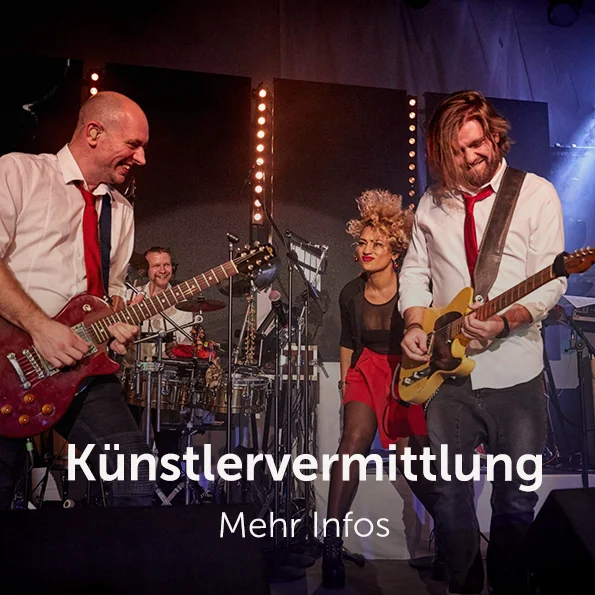 kuenstlervermittlung für fimrenveranstaltung