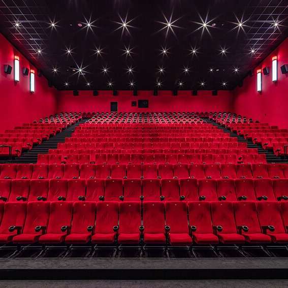 Hollywood Megaplex Gasometer Kinosaal für firmen event buchen in Wien